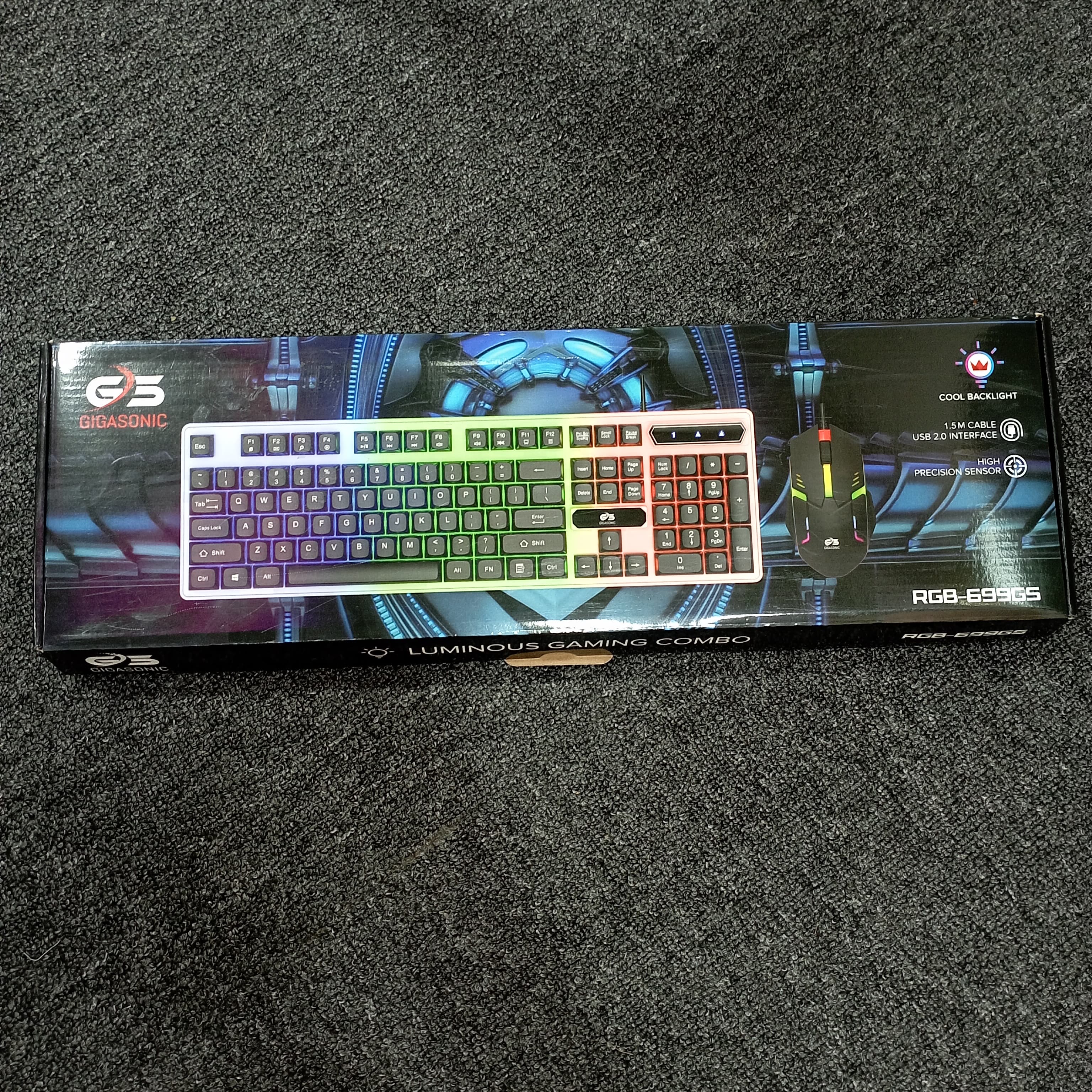 RGBB 699GS RGB usb Keyboard Mouse thumbnail