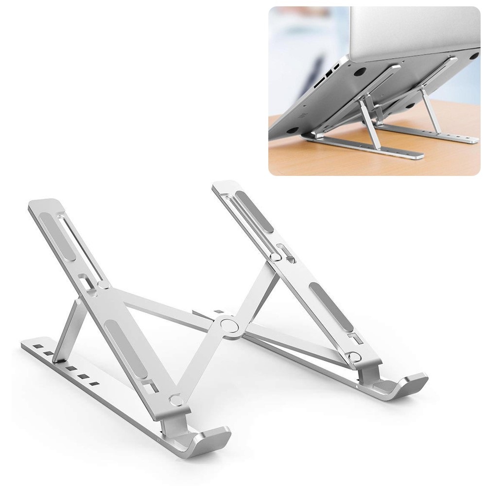 Aluminum Alloy Adjustable Portable Folding Notebook Stand Foldable Laptop Stand thumbnail
