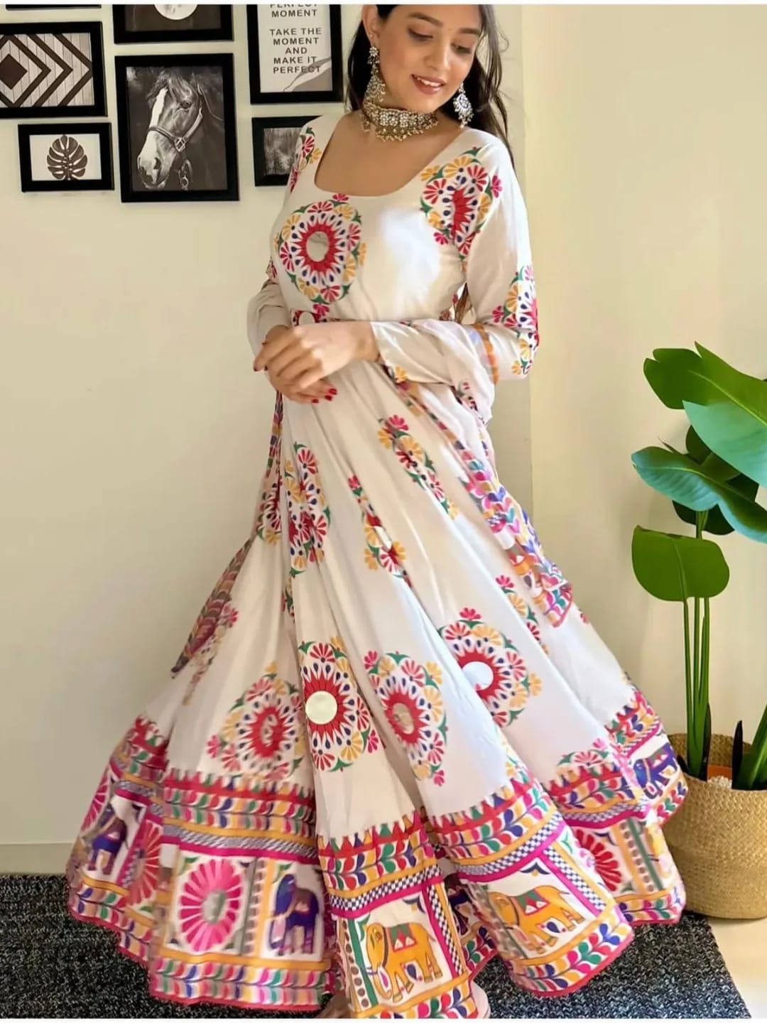 Puja Special Gown Three Piece thumbnail