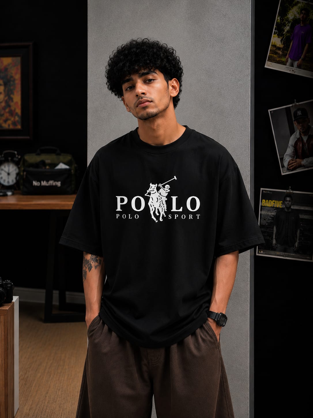 Premium Cotton Drop Shoulder Tshirt thumbnail