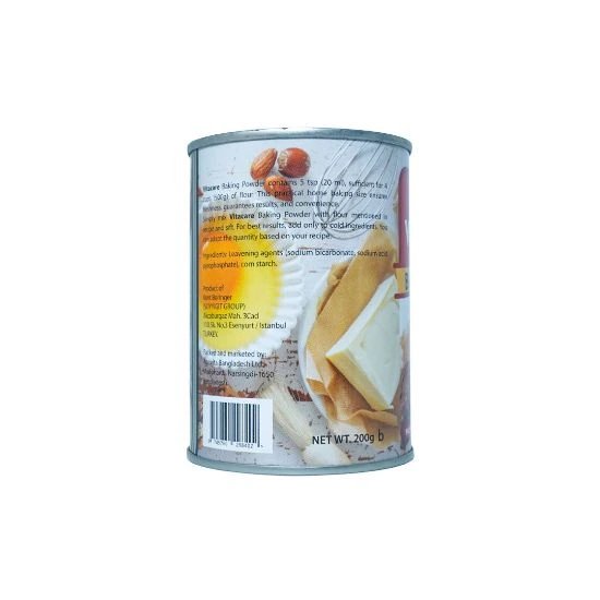 Vitacare Baking Powder Tin 200 gm thumbnail