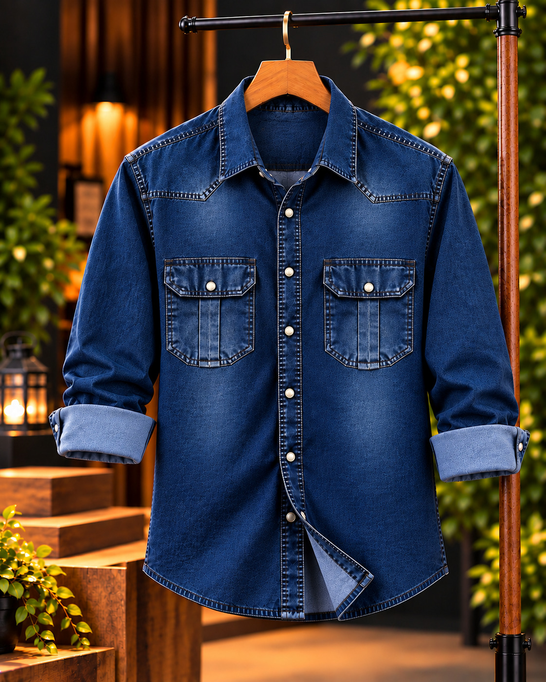 Premium Trendy Denim Shirt thumbnail