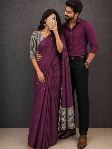 Saree & Shirt